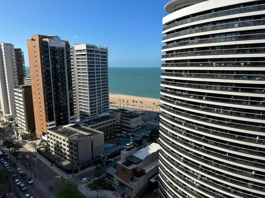 Flat with the sea view Lägenhet Fortaleza  Exteriör bild